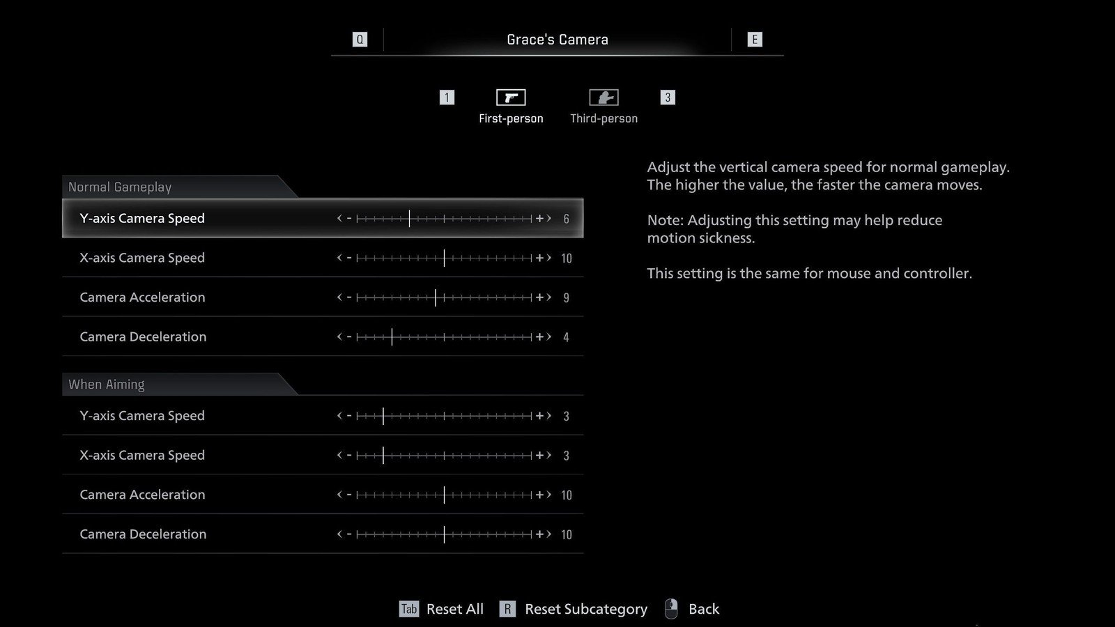 Kur paslėpti „Resident Evil Requiem“ pelės jautrumo nustatymai ir kaip juos susitvarkyti